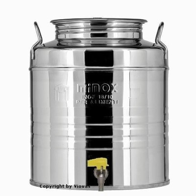 ΔΟΧΕΙΟ ΛΑΔΙΟΥ ΚΡΑΣΙΟΥ ΙΝΟΧ MINOX 30 LT + ΚΑΝΟΥΛΑ