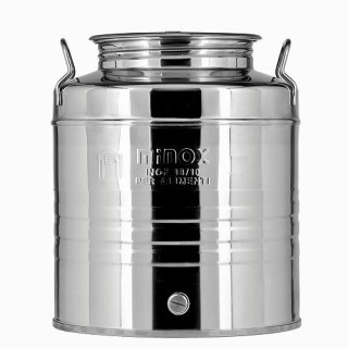 ΔΟΧΕΙΟ ΛΑΔΙΟΥ ΚΡΑΣΙΟΥ ΙΝΟΧ MINOX 20 LT + ΚΑΝΟΥΛΑ