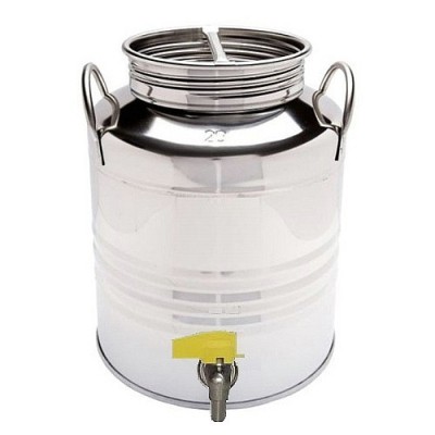 ΔΟΧΕΙΟ ΛΑΔΙΟΥ ΚΡΑΣΙΟΥ ΙΝΟΧ MILANO 15 LT | VIOVAS