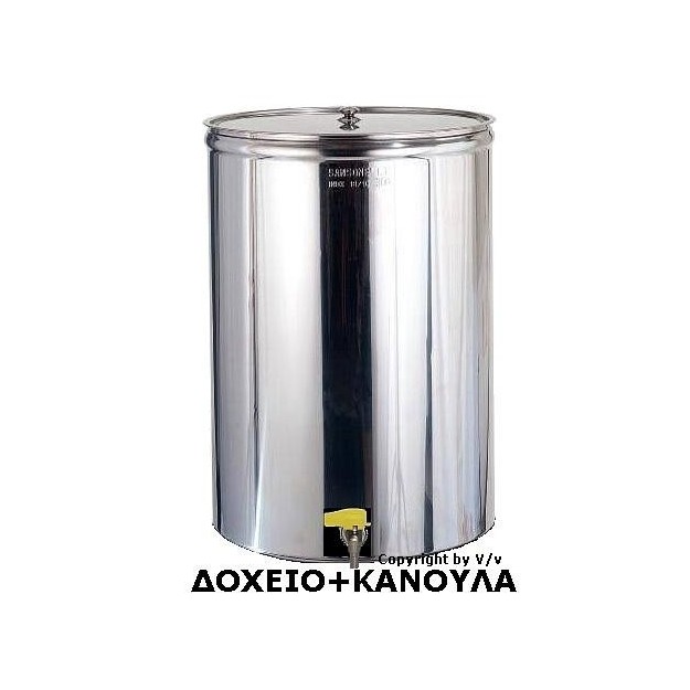 ΔΟΧΕΙΟ ΛΑΔΙΟΥ ΚΡΑΣΙΟΥ ΙΝΟΧ SANSONE 500 LT | VIOVAS