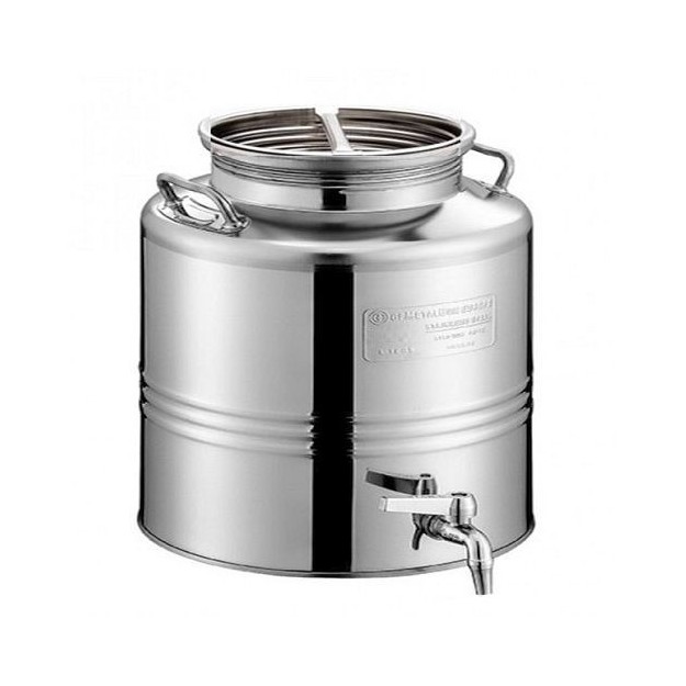 ΔΟΧΕΙΟ ΛΑΔΙΟΥ ΚΡΑΣΙΟΥ ΙΝΟΧ METALBOX 30 LT | VIOVAS