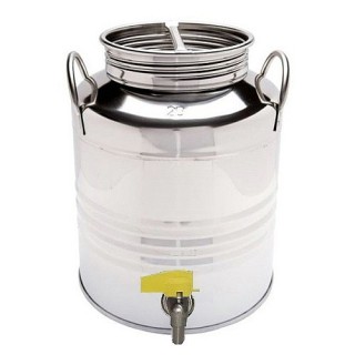 ΔΟΧΕΙΟ ΛΑΔΙΟΥ ΚΡΑΣΙΟΥ ΙΝΟΧ MILANO 20 LT | VIOVAS