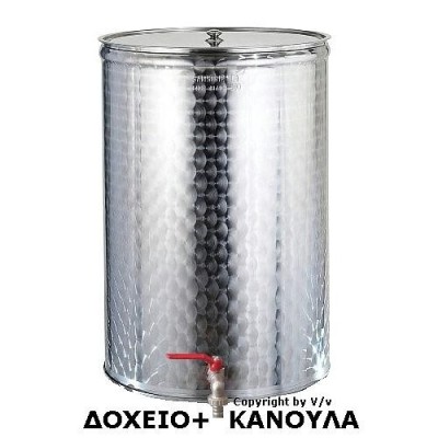 ΔΟΧΕΙΟ ΛΑΔΙΟΥ ΚΡΑΣΙΟΥ ΙΝΟΧ SANSONE | VIOVAS