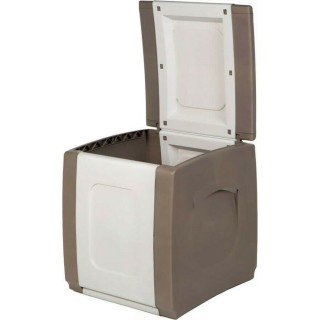 ΜΠΑΟΥΛΟ ΑΠΟΘΗΚΕΥΣΗΣ ΠΛΑΣΤΙΚΟ STRONG BOX COMPACT ΜΠΕΖ-ΛΕΥΚΟ 100 LT Μ50xΠ54xΥ57εκ.