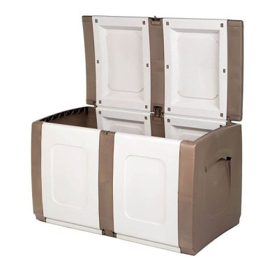 ΜΠΑΟΥΛΟ ΑΠΟΘΗΚΕΥΣΗΣ HOMEPLAST REGULAR ΜΠΕΖ-ΛΕΥΚΟ 200 LT Μ94xΠ54xΥ57εκ.