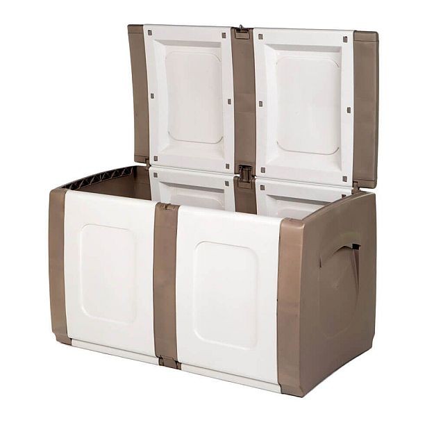 ΜΠΑΟΥΛΟ ΑΠΟΘΗΚΕΥΣΗΣ HOMEPLAST REGULAR ΜΠΕΖ-ΛΕΥΚΟ 200 LT Μ94xΠ54xΥ57εκ.