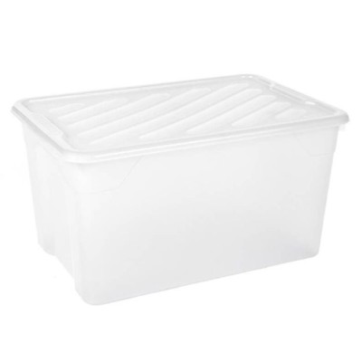 ΚΟΥΤΙ ΑΠΟΘΗΚΕΥΣΗΣ ΠΛΑΣΤΙΚΟ NAK BOX 67 LT ΔΙΑΦΑΝΟ 60x40x31cm