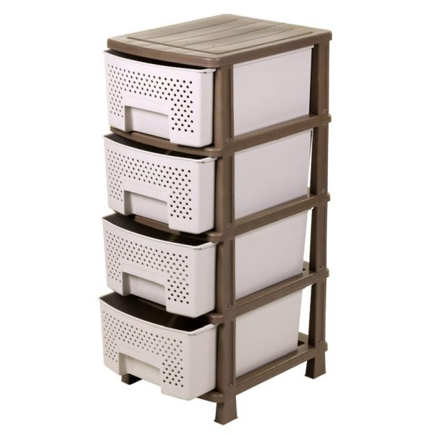 ΣΥΡΤΑΡΙΕΡΑ ΠΛΑΣΤΙΚΗ ΖΗΒΑ ΔΙΑΤΡΗΤΗ ΜΠΕΖ 4 ΘΕΣΕΩΝ 50x40x99cm