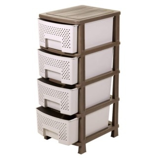 ΣΥΡΤΑΡΙΕΡΑ ΠΛΑΣΤΙΚΗ ΖΗΒΑ ΔΙΑΤΡΗΤΗ ΜΠΕΖ 4 ΘΕΣΕΩΝ 50x40x99cm