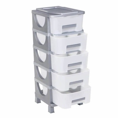 ΣΥΡΤΑΡΙΕΡΑ ΠΛΑΣΤΙΚΗ HOMEPLAST ΟΥΜΑ ΚΛΕΙΣΤΗ ΑΣΗΜΙ 5 ΘΕΣΕΩΝ 42x38x95cm