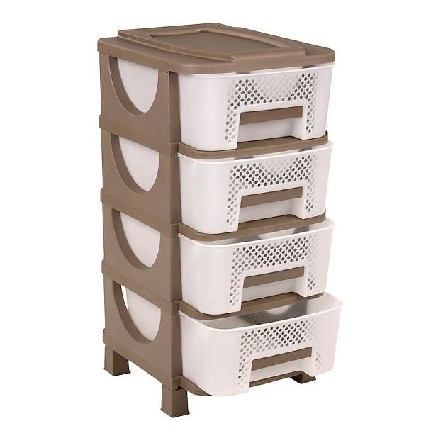 ΣΥΡΤΑΡΙΕΡΑ ΠΛΑΣΤΙΚΗ ΒΕΝΟΥΣ ΔΙΑΤΡΗΤΗ ΜΠΕΖ 4 ΘΕΣΕΩΝ 42x38x77cm