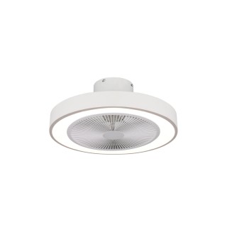 ESTIA ΑΝΕΜΙΣΤΗΡΑΣ ΟΡΟΦΗΣ HALO FLOW 50cm 15w ΜΕ CCT LED ΦΩΤΙΣΜΟ 45W & ΤΗΛΕΧΕΙΡΙΣΤΗΡΙΟ ΛΕΥΚΟΣ