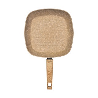 ESTIA ΓΚΡΙΛΙΕΡΑ EARTH ΑΝΤΙΚΟΛΛΗΤΙΚΗ ΠΡΕΣΣΑΡΙΣΤΟΥ ΑΛΟΥΜΙΝΙΟΥ 28cm