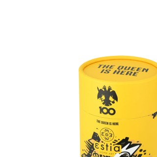 ESTIA ΘΕΡΜΟΣ COFFEE MUG AEK BC EDITION THE QUEEN IS HERE 350ml