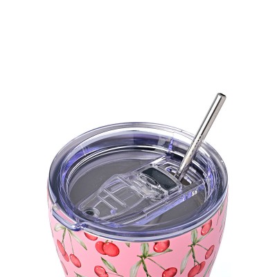 ESTIA ΘΕΡΜΟΣ COFFEE MUG SAVE THE AEGEAN 350ml CHERRY ROSE