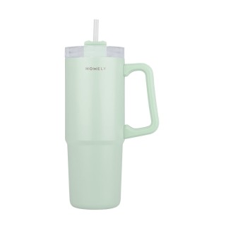 HOMELY ΘΕΡΜΟΣ STRAW TUMBLER 900ml SEAFOAM