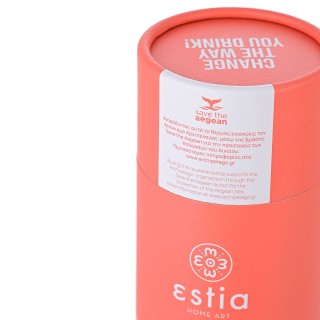 ESTIA ΘΕΡΜΟΣ TRAVEL CUP SAVE THE AEGEAN 300ml FUSION CORAL