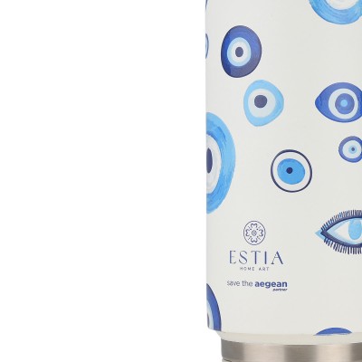 ESTIA ΘΕΡΜΟΣ TRAVEL CUP SAVE THE AEGEAN 500ml SPIRIT OF LUCK