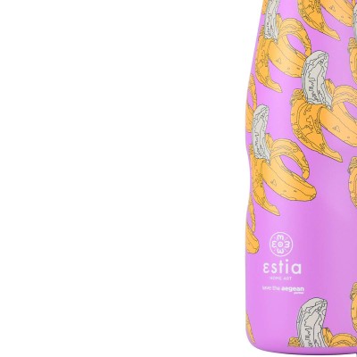 ESTIA ΘΕΡΜΟΣ TRAVEL FLASK SAVE THE AEGEAN 500ml BANANA SWIRL