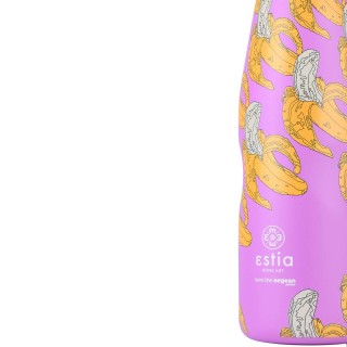 ESTIA ΘΕΡΜΟΣ TRAVEL FLASK SAVE THE AEGEAN 500ml BANANA SWIRL