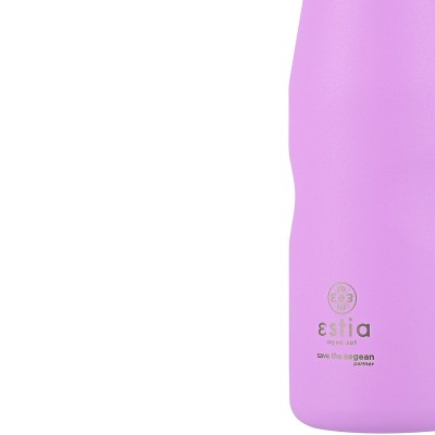 ESTIA ΘΕΡΜΟΣ TRAVEL FLASK SAVE THE AEGEAN 500ml LAVENDER PURPLE