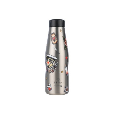 ESTIA ΘΕΡΜΟΣ TRAVEL FLASK SAVE THE AEGEAN 500ml OLD SCHOOL INK