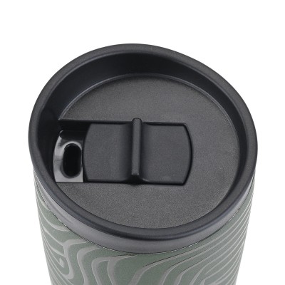 ESTIA ΘΕΡΜΟΣ TRAVEL MUG SAVE THE AEGEAN 350ml OLIVE FLOW