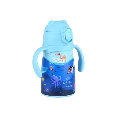 ESTIA ΘΕΡΜΟΣ ΠΑΙΔΙΚΟ BUBBLE BOTTLE SAVE THE AEGEAN 300ml OCEAN PLAY