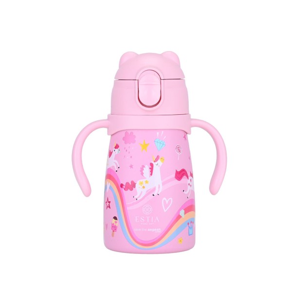 ESTIA ΘΕΡΜΟΣ ΠΑΙΔΙΚΟ BUBBLE BOTTLE SAVE THE AEGEAN 300ml RAINBOW DREAMS