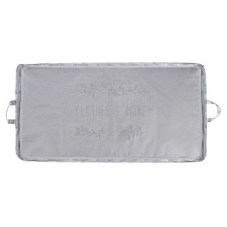 ESTIA ΘΗΚΗ ΑΠΟΘΗΚΕΥΣΗΣ NON WOVEN ΥΦΑΣΜΑΤΙΝΗ 100x50x20cm ΜΕ ΠΑΡΑΘΥΡΟ IVORY