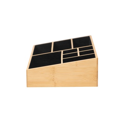 ESTIA ΘΗΚΗ ΟΡΓΑΝΩΣΗΣ ΚΑΛΛΥΝΤΙΚΩΝ BAMBOO 9 ΘΕΣΕΩΝ 33x21x9cm
