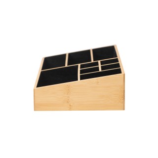 ESTIA ΘΗΚΗ ΟΡΓΑΝΩΣΗΣ ΚΑΛΛΥΝΤΙΚΩΝ BAMBOO 9 ΘΕΣΕΩΝ 33x21x9cm
