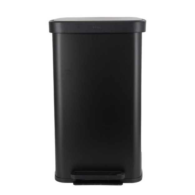 ESTIA ΚΑΔΟΣ ΑΠΟΡΡΙΜΑΤΩΝ FLATOP SOFT CLOSE 70lt ΜΑΤ ΜΑΥΡΟΣ