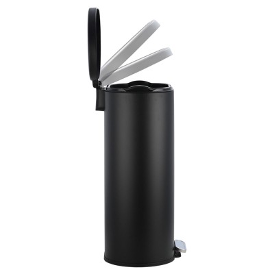 ESTIA ΚΑΔΟΣ ΑΠΟΡΡΙΜΑΤΩΝ OVOID SOFT CLOSE 30lt ΜΑΥΡΟΣ