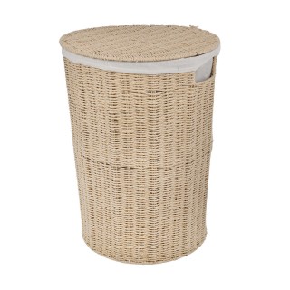 ESTIA ΚΑΛΑΘΙ ΑΠΛΥΤΩΝ BOTANICA 40x40x55cm ME ΕΣΩΤΕΡΙΚΗ ΕΠΕΝΔΥΣΗ & ΚΑΠΑΚΙ