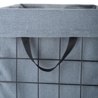 ESTIA ΚΑΛΑΘΙ ΑΠΛΥΤΩΝ CAGE ΜΕΤΑΛΛΙΚΟ ΑΝΑΔΙΠΛΟΥΜΕΝΟ 35x40x55cm