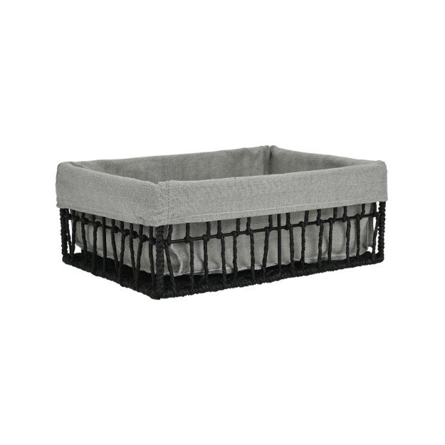 ESTIA ΚΑΛΑΘΙ ΑΠΟΘΗΚΕΥΣΗΣ & ΟΡΓΑΝΩΣΗΣ NEST 32×24×12cm ΜΑΥΡΟ