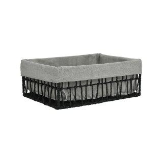 ESTIA ΚΑΛΑΘΙ ΑΠΟΘΗΚΕΥΣΗΣ & ΟΡΓΑΝΩΣΗΣ NEST 32×24×12cm ΜΑΥΡΟ