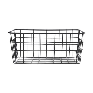 ESTIA ΚΑΛΑΘΙ ΟΡΓΑΝΩΣΗΣ ΜΕΤΑΛΛΙΚΟ 28x22x12.5cm ΜΑΥΡΟ