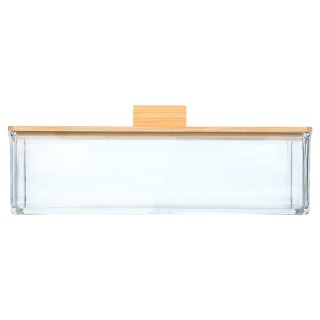 ESTIA ΚΟΥΤΙ ΑΠΟΘΗΚΕΥΣΗΣ & ΟΡΓΑΝΩΣΗΣ BAMBOO ESSENTIALS ΟΡΘΟΓΩΝΙΟ 23.3x9.4x8.8cm ΜΕ ΚΑΠΑΚΙ