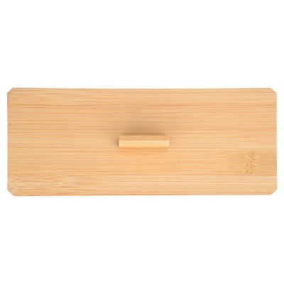 ESTIA ΚΟΥΤΙ ΑΠΟΘΗΚΕΥΣΗΣ & ΟΡΓΑΝΩΣΗΣ BAMBOO ESSENTIALS ΟΡΘΟΓΩΝΙΟ 23.3x9.4x8.8cm ΜΕ ΚΑΠΑΚΙ