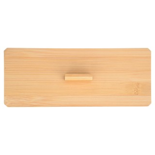 ESTIA ΚΟΥΤΙ ΑΠΟΘΗΚΕΥΣΗΣ & ΟΡΓΑΝΩΣΗΣ BAMBOO ESSENTIALS ΟΡΘΟΓΩΝΙΟ 23.3x9.4x8.8cm ΜΕ ΚΑΠΑΚΙ