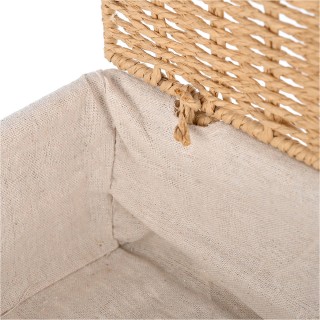 ESTIA ΚΟΥΤΙ ΑΠΟΘΗΚΕΥΣΗΣ & ΟΡΓΑΝΩΣΗΣ BOTANICA 28x20x10cm ΜΕ ΕΣΩΤΕΡΙΚΗ ΕΠΕΝΔΥΣΗ & ΚΑΠΑΚΙ