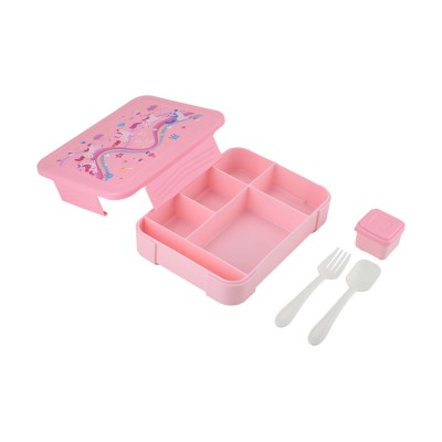 ESTIA ΠΑΙΔΙΚΟ ΦΑΓΗΤΟΔΟΧΕΙΟ SAVE THE AEGEAN 1330ml ΜΕ 5 ΘΗΚΕΣ RAINBOW DREAMS