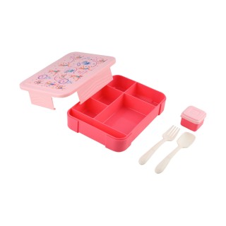 ESTIA ΠΑΙΔΙΚΟ ΦΑΓΗΤΟΔΟΧΕΙΟ SAVE THE AEGEAN 1330ml ΜΕ 5 ΘΗΚΕΣ WILD STUNTS