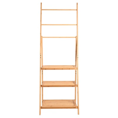 ESTIA ΡΑΦΙΕΡΑ ΔΑΠΕΔΟΥ ΟΡΓΑΝΩΣΗΣ ΒΑΜΒΟΟ ESSENTIALS ΜΕ 3 ΡΑΦΙΑ ΦΥΣΙΚΟ ΧΡΩΜΑ