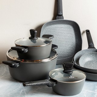 ESTIA ΤΗΓΑΝΙ CUISSON ΑΝΤΙΚΟΛΛΗΤΙΚΟ ΠΡΕΣΣΑΡΙΣΤΟΥ ΑΛΟΥΜΙΝΙΟΥ 28cm