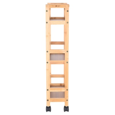 ESTIA ΤΡΟΛΕΥ ΟΡΓΑΝΩΣΗΣ ΒΑΜΒΟΟ ESSENTIALS 3 ΕΠΙΠΕΔΩΝ 36x15x74cm