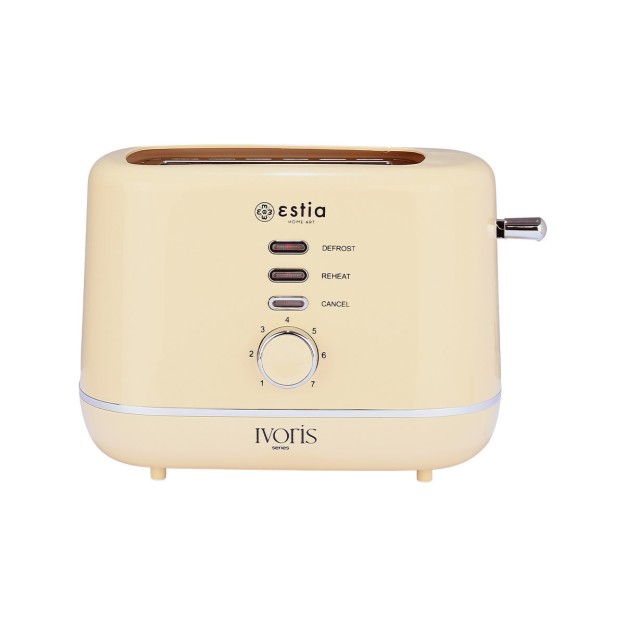 ESTIA ΦΡΥΓΑΝΙΕΡΑ IVORIS 2 ΘΕΣΕΩΝ ΜΕ 7 ΕΠΙΠΕΔΑ ΨΗΣΙΜΑΤΟΣ 850w