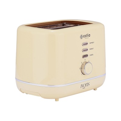 ESTIA ΦΡΥΓΑΝΙΕΡΑ IVORIS 2 ΘΕΣΕΩΝ ΜΕ 7 ΕΠΙΠΕΔΑ ΨΗΣΙΜΑΤΟΣ 850w